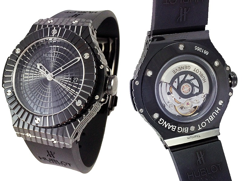 Replica Hublot Caviar Black